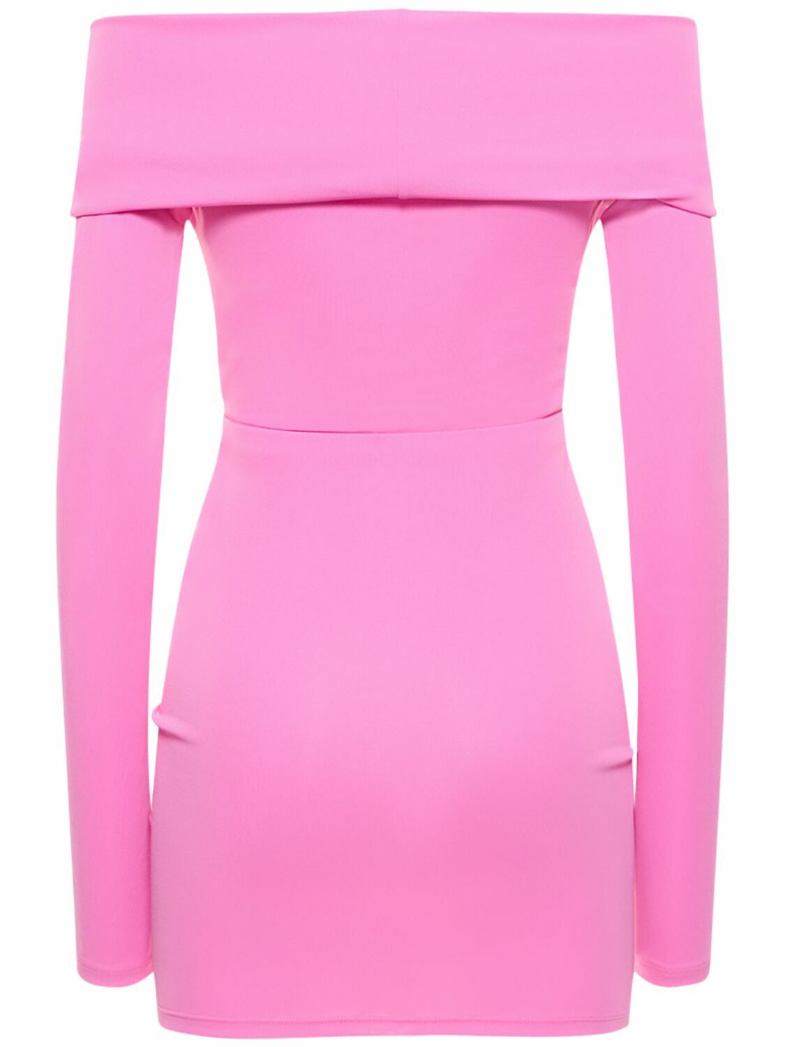 THE ANDAMANE Kendall Off-the-shoulder Mini Dress The Andamane