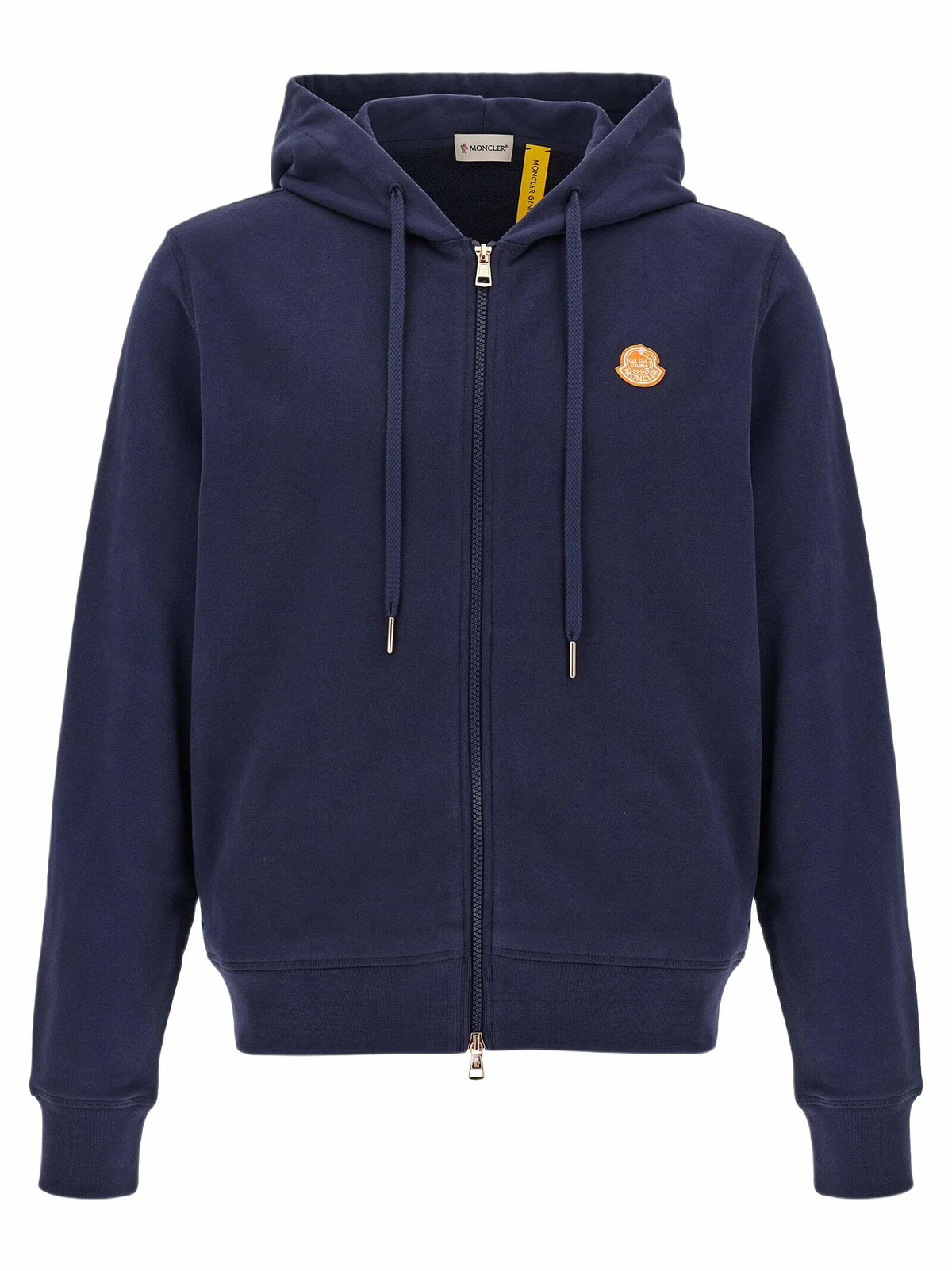 moncler fragment hoodie フーディ ブルー L Moncler Genius - 7 Moncler Fragment Appliquéd Mélange Loopback
