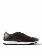 John Lobb - Foundry II Full-Grain Leather Sneakers - Brown