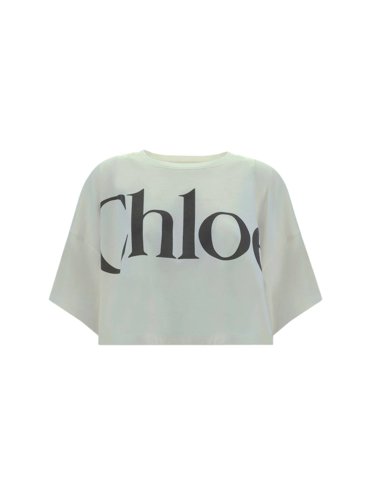 Chloe Green and Orange Mercerized Logo T-Shirt Chloe