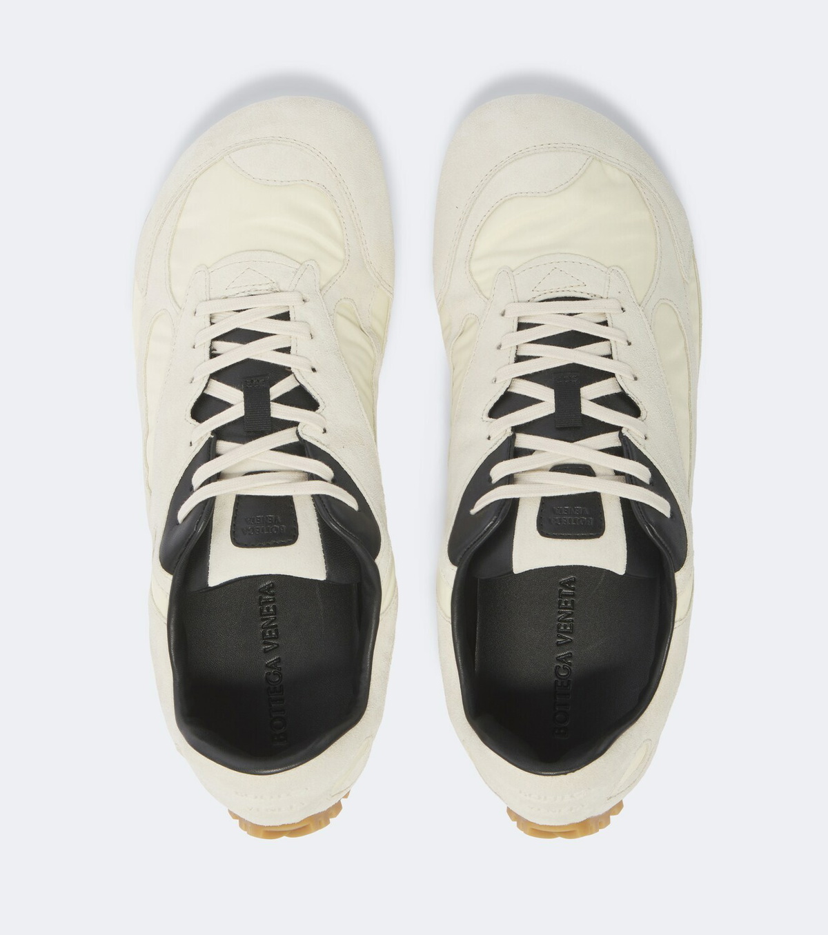 Bottega Veneta Orbit Flash suede-trimmed sneakers