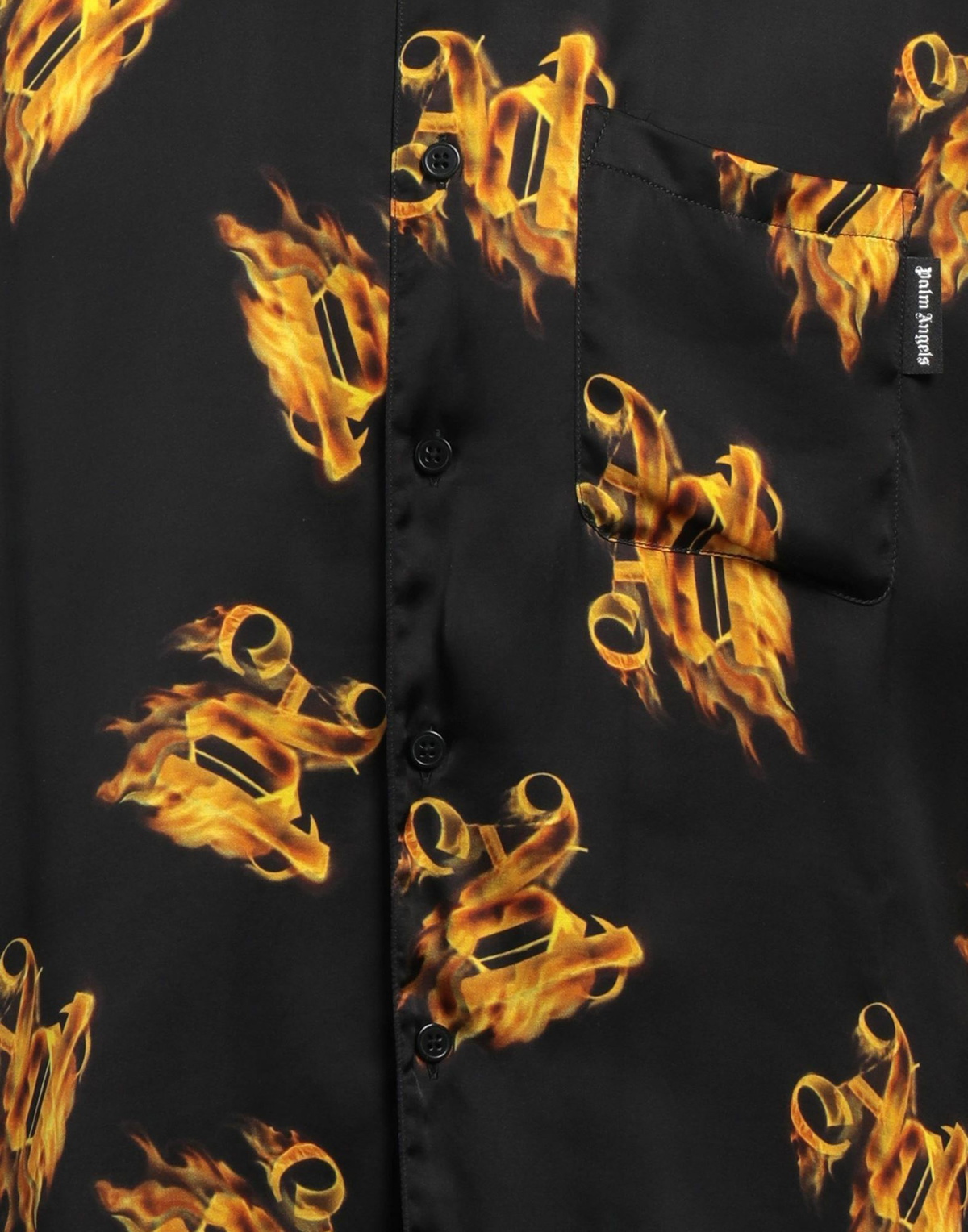 Palm Angels Mens Shirt in Black