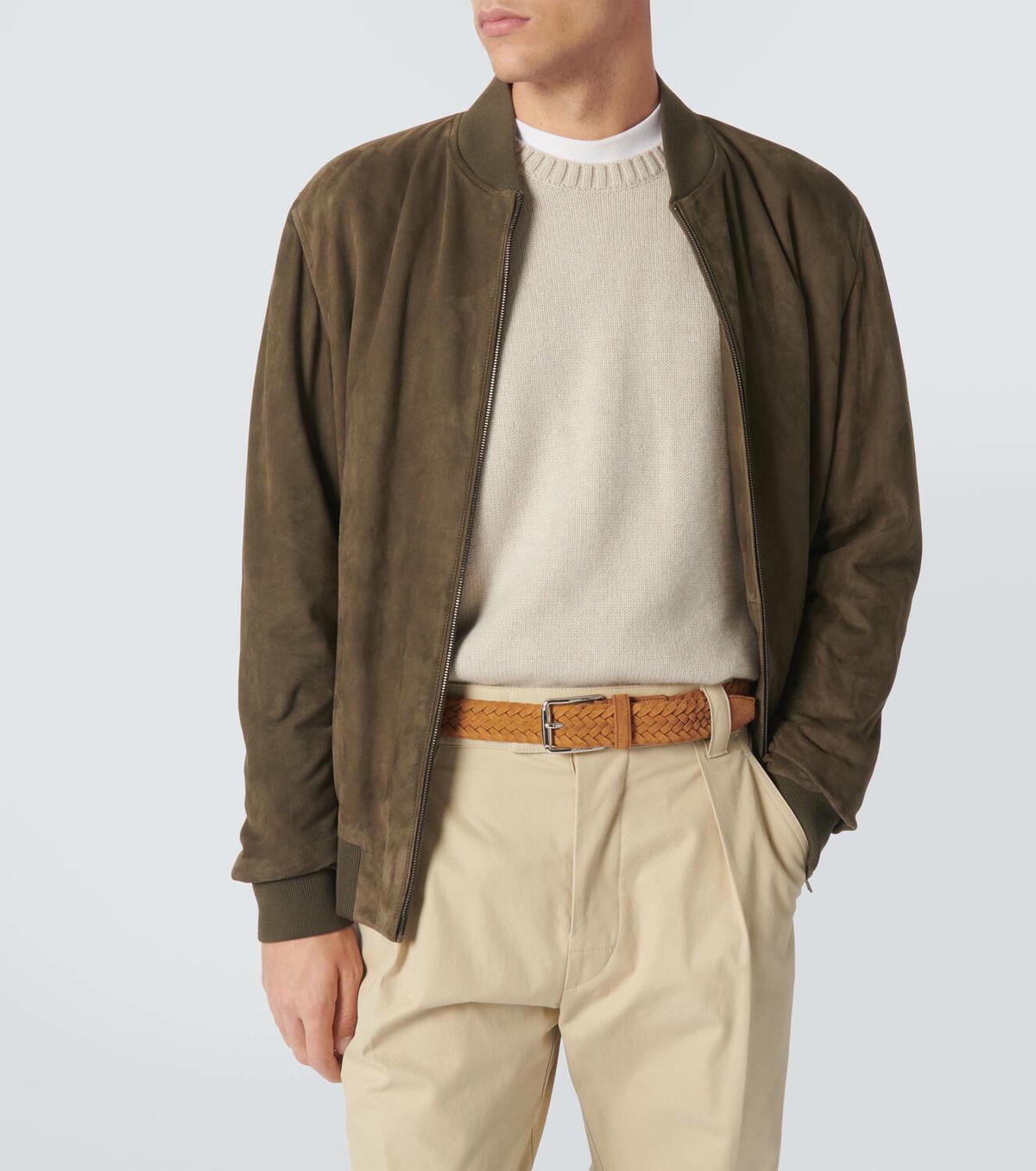 Tod's Braided suede belt