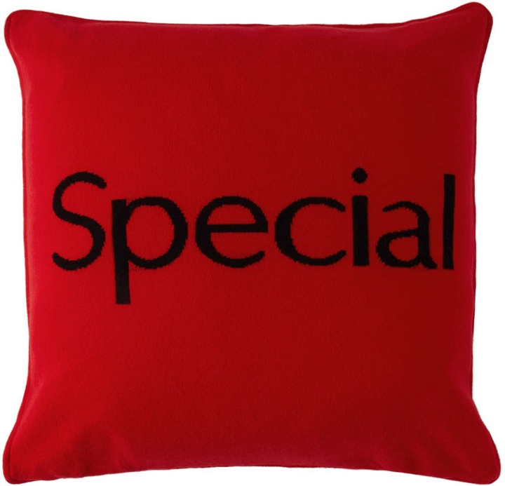 Photo: More Joy Red Cashmere 'Special' Cushion Cover