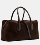Polo Ralph Lauren Leather-trimmed suede duffel bag