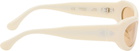Port Tanger SSENSE Exclusive Beige Khilna Sunglasses