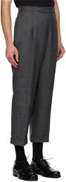 rito structure Gray Belted Trousers
