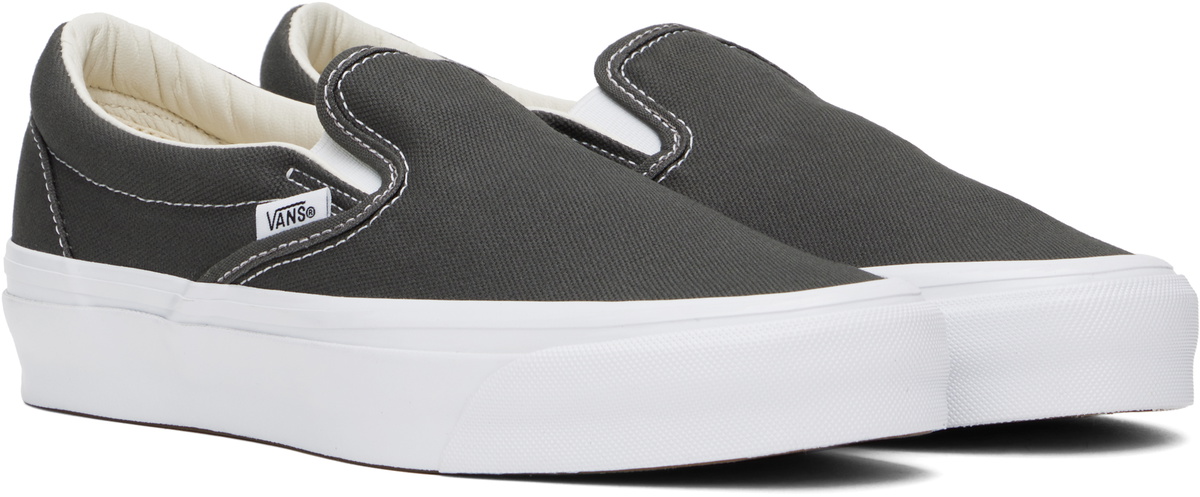 Vans Gray Classic Slip-on Sneakers