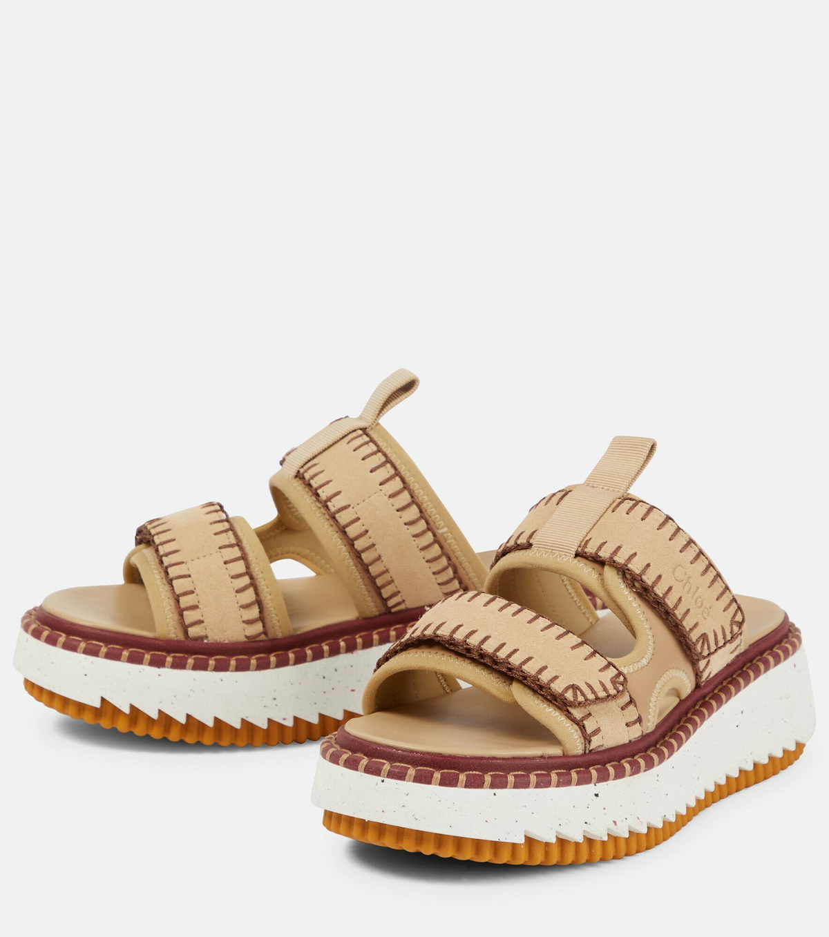 Chloe Lilli Sporty suede sandals Chloe