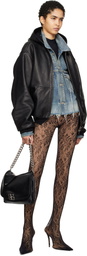 Balenciaga Black Lined Zip-Up Leather Jacket