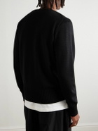 Canada Goose - Rosseau Logo-Appliquéd Wool Sweater - Black