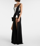 Mugler re/edit crêpe corset gown