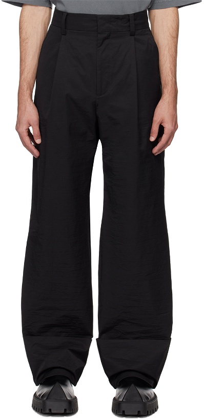 Photo: We11done Black Roll-Up Trousers