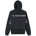 AAPE Men's Popover Logo Hoody in Black