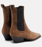 Brunello Cucinelli Monili suede Chelsea boots