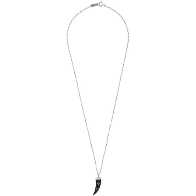 Photo: Isabel Marant Black and Silver Chain Link Sautoir Necklace