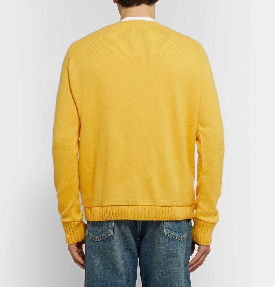 The Elder Statesman NBA sweater LA lakers medium grey yellow – Frans Boone  Store