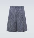 Givenchy Checked cotton Bermuda shorts