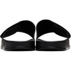 Diesel Black SA-Bloop Strap Pool Slides