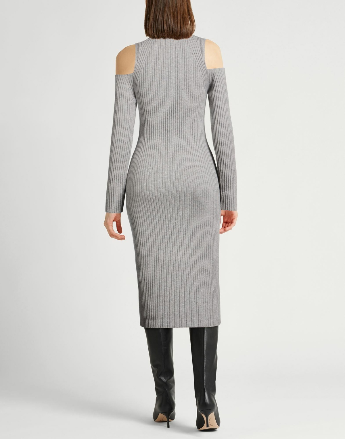 Peserico Womens Midi dress in Grey