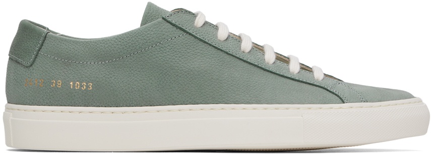 Photo: Common Projects Green Contrast Achilles Sneakers