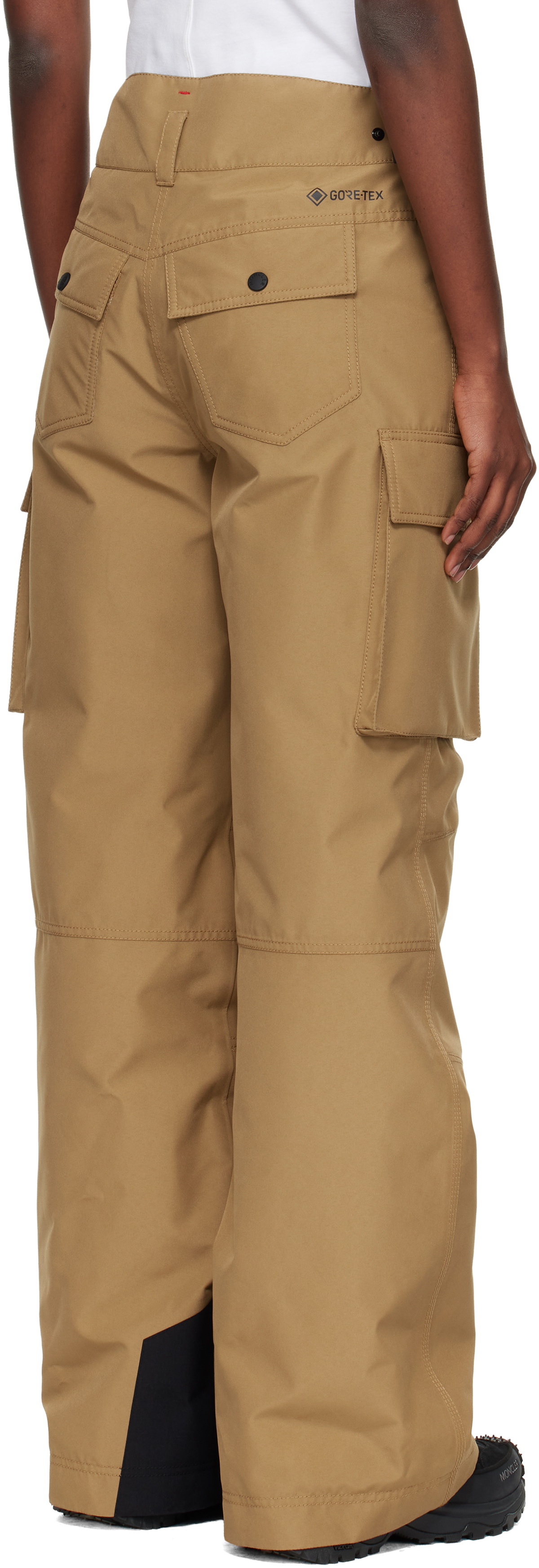 Moncler Grenoble Tan Padded GORE-TEX Ski Pants