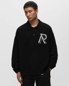 Represent Initial Boucle Polo Black - Mens - Pullovers