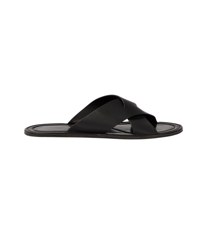 Photo: The Row Malick Cross leather sandals