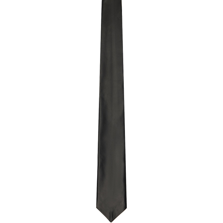 Photo: Ernest W. Baker Black Leather Tie