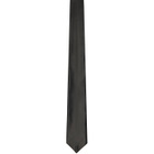 Ernest W. Baker Black Leather Tie
