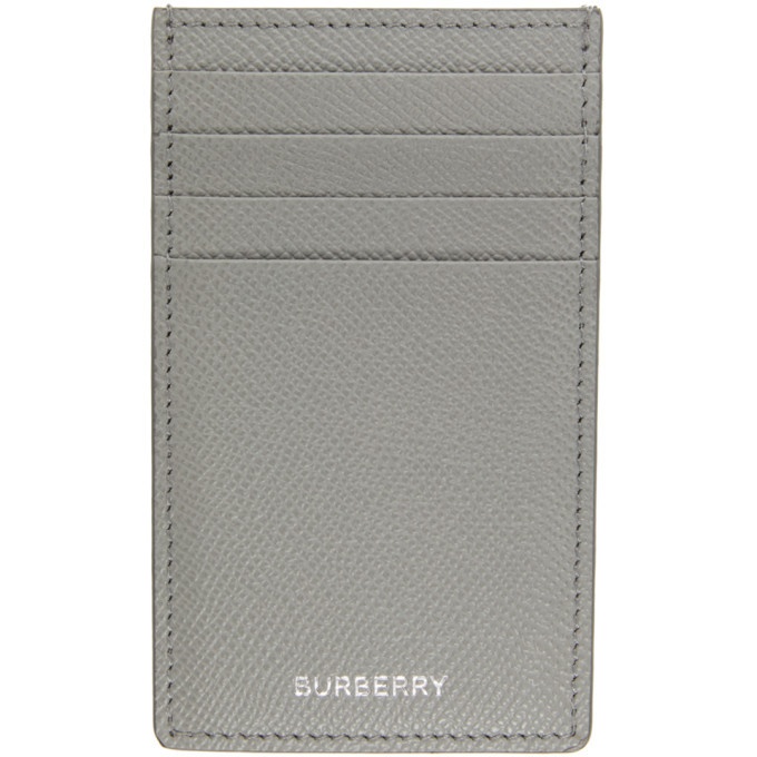 Photo: Burberry Grey Logo Card Holder