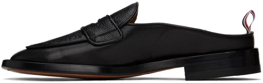 Thom Browne Black Varsity Penny Loafers