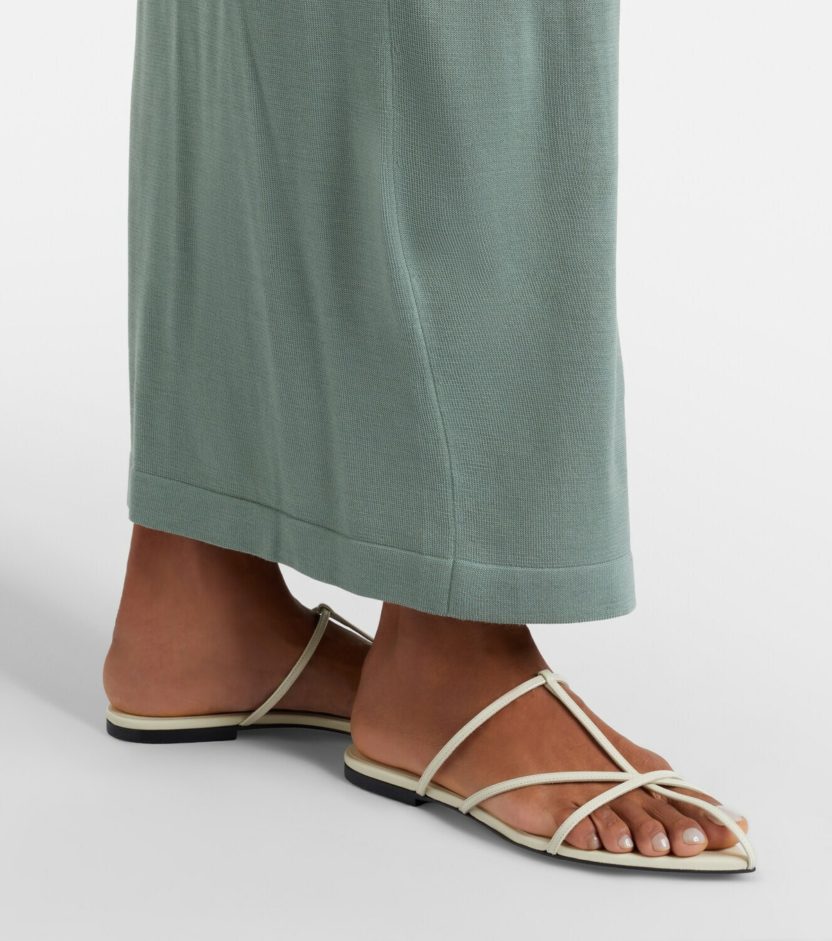 Jil Sander Cage leather sandals