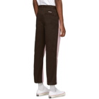 Noah NYC Pink and Brown Single-Pleat Chino Trousers