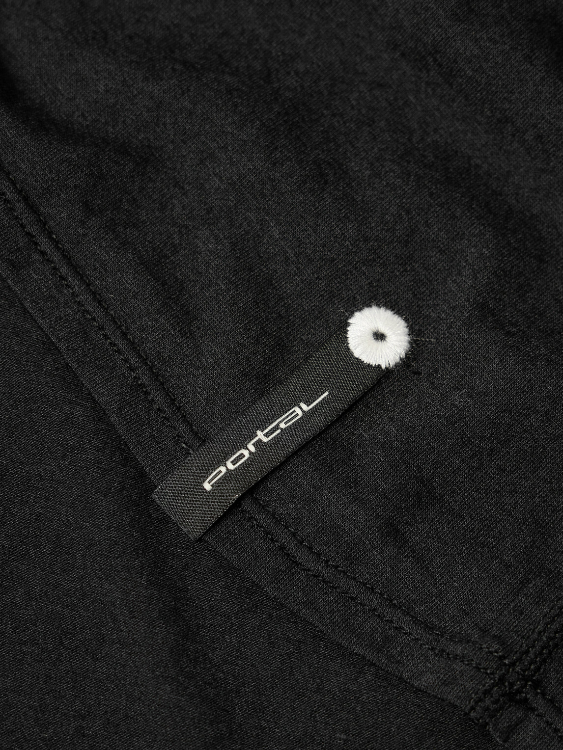 Portal - Drift Merino Wool-Blend Jersey T-Shirt - Black