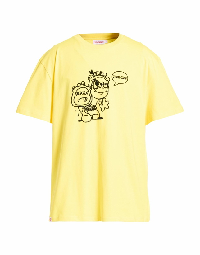 Photo: Charles Jeffrey Loverboy Mens T-shirt in Yellow