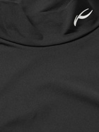 Kjus - Logo-Print Stretch-Jersey Mock-Neck Ski Base Layer - Black