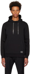 Hugo Black Curb Chain Hoodie