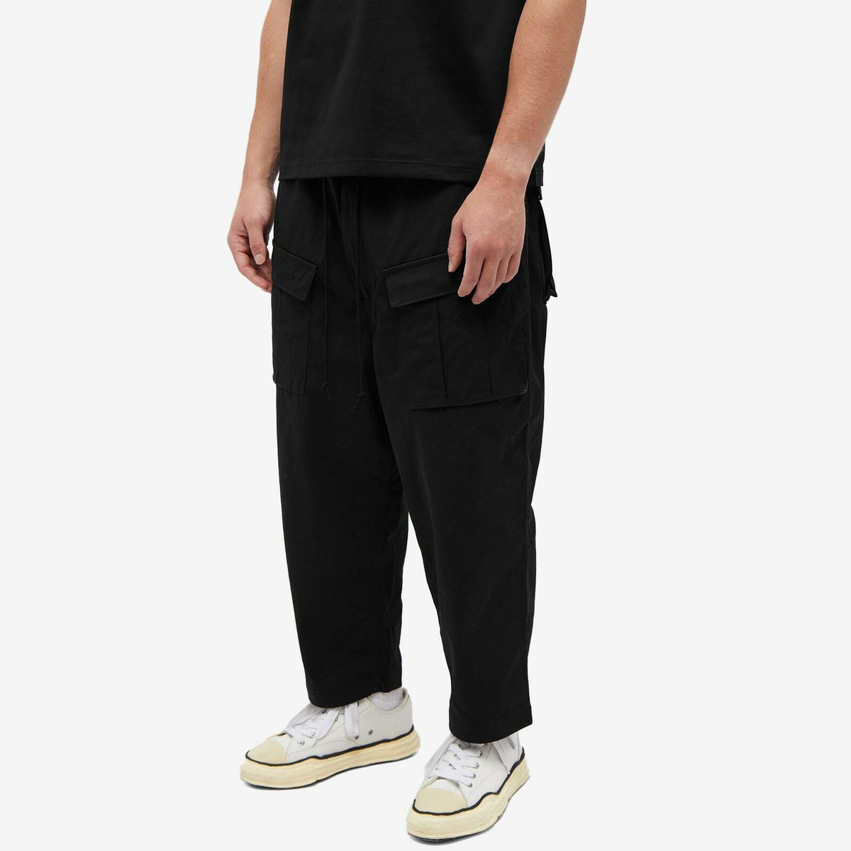 Junya Watanabe MAN Men's x INNERRAUM Nylon Cotton Cargo Pants in Black