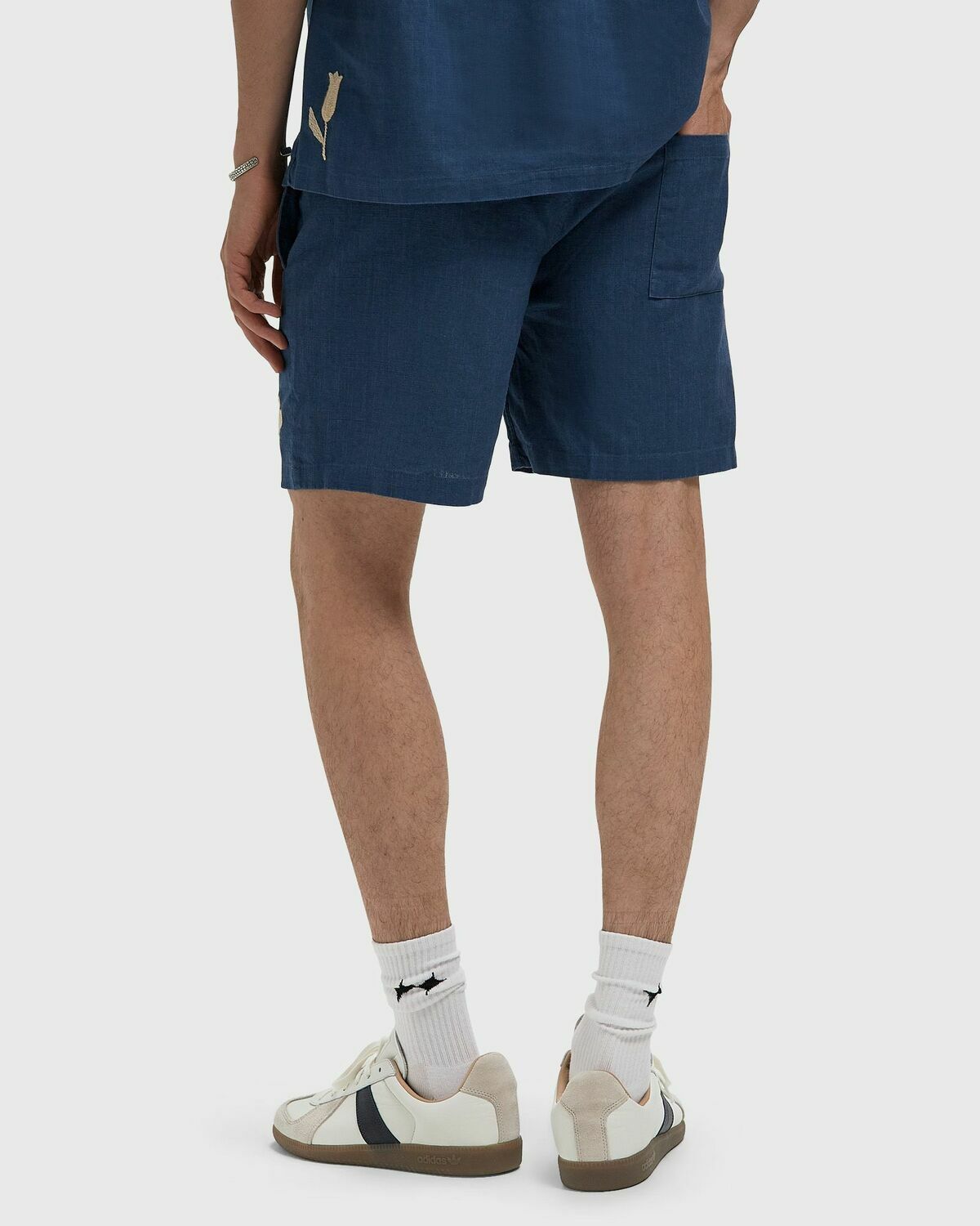 Embroidery Nature Ramie Short