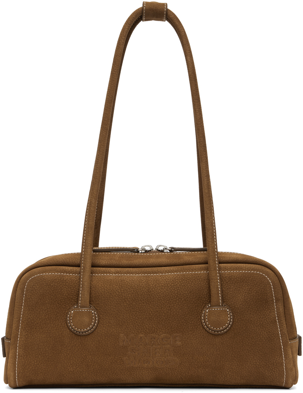 MARGESHERWOOD Brown Soft Boston EW Bag