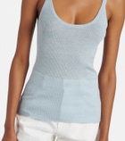 Gabriela Hearst Cinxia cashmere, silk, and hemp tank top