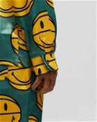 Market Smiley Basketball Pajama Set Green|Yellow - Mens - Sleep  & Loungewear