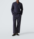 Umit Benan Havana cotton and silk shirt
