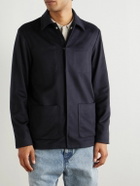 Altea - Seth Cashmere-Felt Overshirt - Black