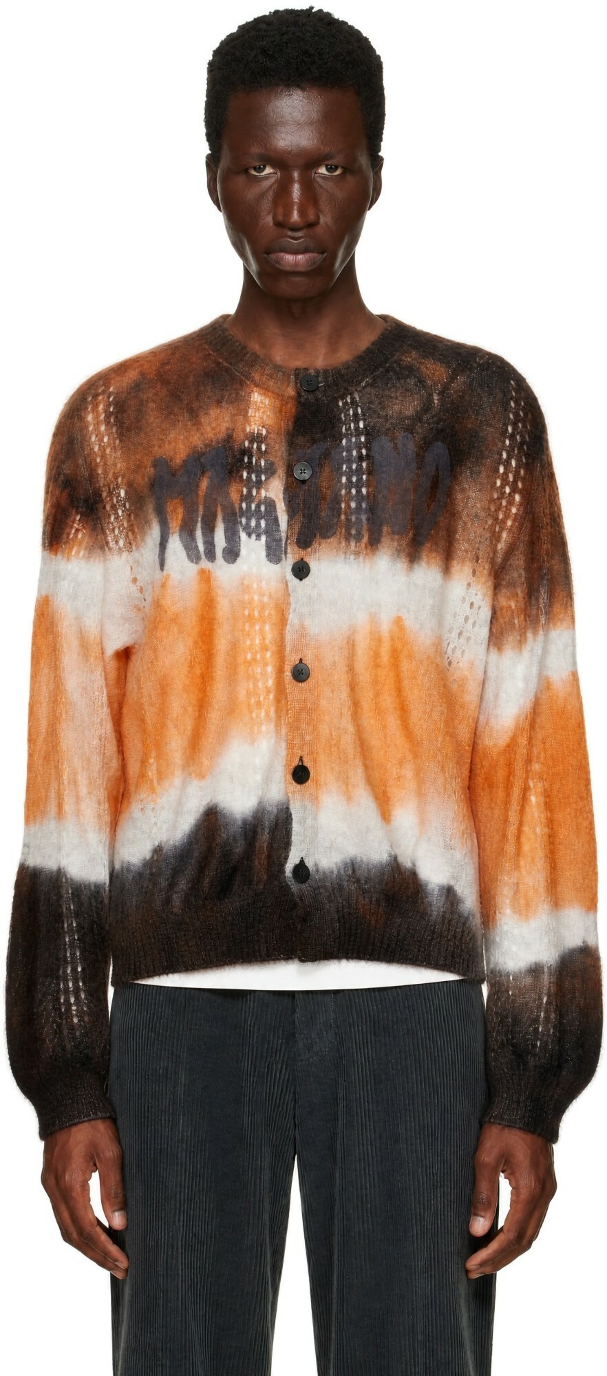 Magliano Brown & Orange Psychedelic Cardigan
