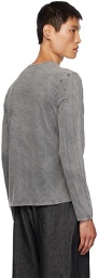 Gabriela Coll Garments Gray No.87 Long Sleeve T-Shirt