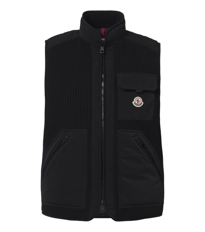 Photo: Moncler Lenevra wool-blend down vest