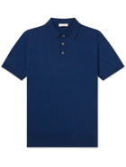 Richard James - Cotton Polo Shirt - Blue