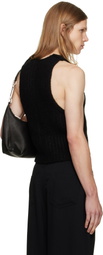 Rick Owens Black Tower Knit Tank Top